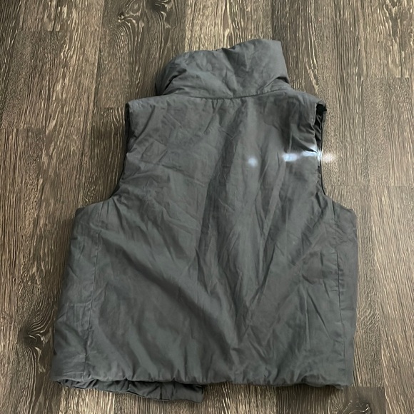 Free People Green Puffer Insulated Vest Size: M - Picture 2 of 12
